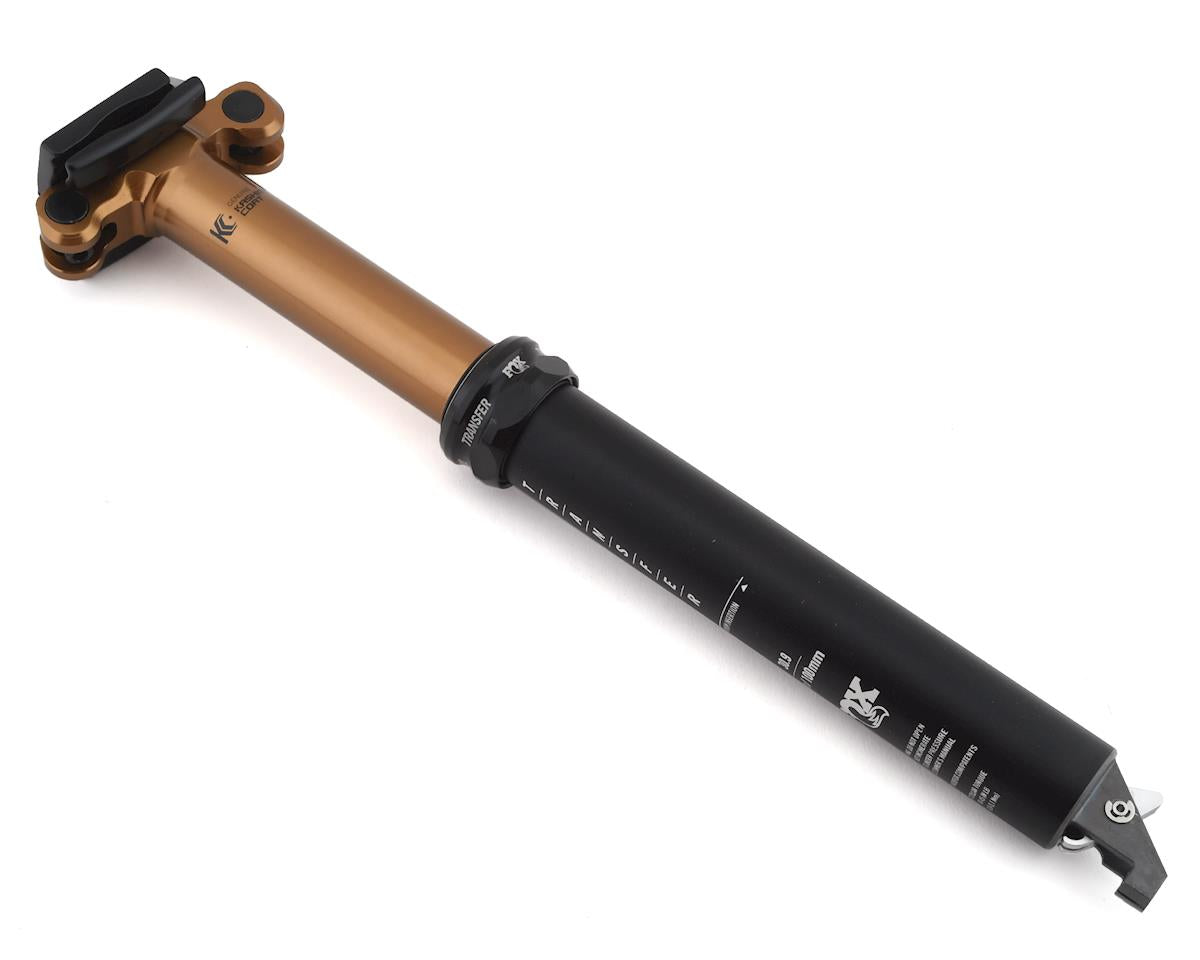 Fox Suspension Transfer Factory Kashima Dropper Seatpost (Black) (Internal Routing) (Remote Not Included) (30.9mm) (308.6mm) (100mm)