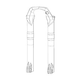 Lower Leg RVL 2927+B DFBLK