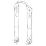 Lower Leg SID 2915 DFBLK B1