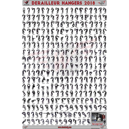 Derailleur Hanger Wall Chart