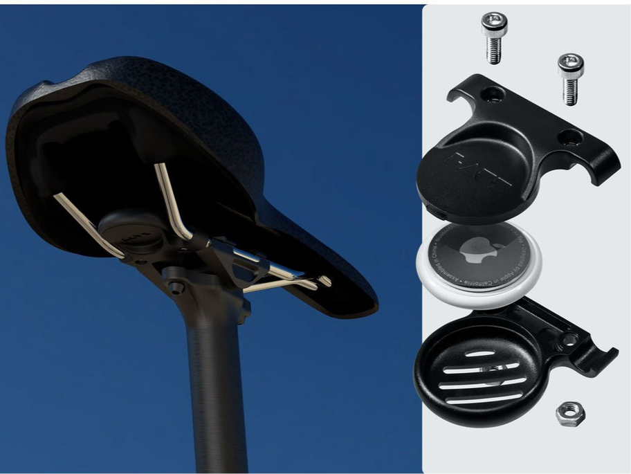 SECURITY AIRTAG HOLDER LAUT SADDLE MOUNT BK