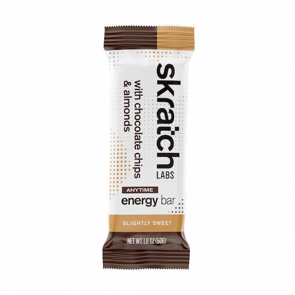 Skratch Labs Anytime Energy Bar: Almond Chocolate Chip, Box of 12 single