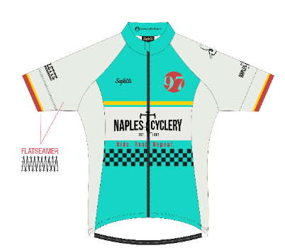 CMC CLUB FIT WOMEN SHORT SLEEVE NAPLES CYCLERY HERITAGE DESING