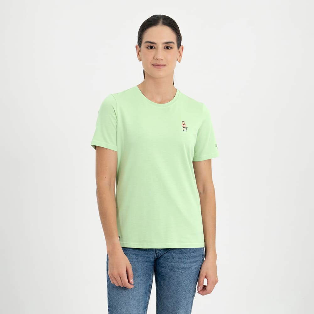 SAFETTI TOY MINT SHORT SLEEVE LIFESTYLE SHIRT FOR WOMEN