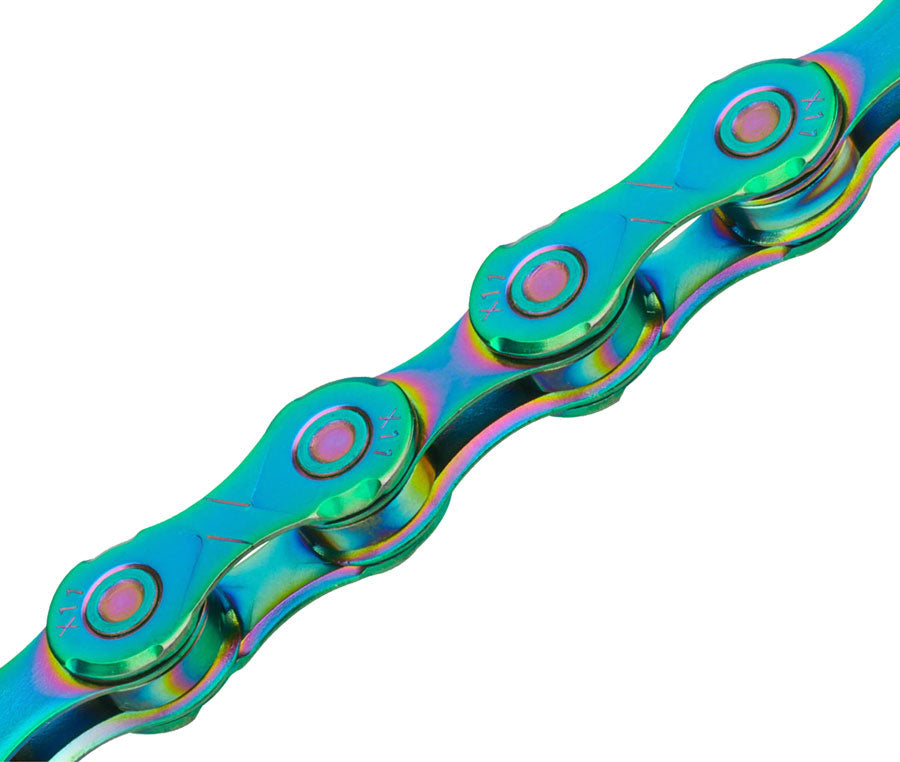 KMC X 11 SPEED 118L CHAIN Aurora Oil Slick
