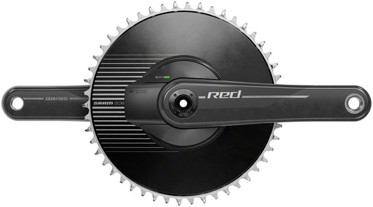 SRAM RED 1 AXS Power Meter Crankset - 165mm, 12-Speed, 50t Aero Chainring, 8-Bolt Direct Mount, DUB Spindle Interface, Natural Carbon, E1