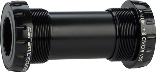 CeramicSpeed BSA Road Bottom Bracket - English Thread, 68mm, 24mm Spindle, Black