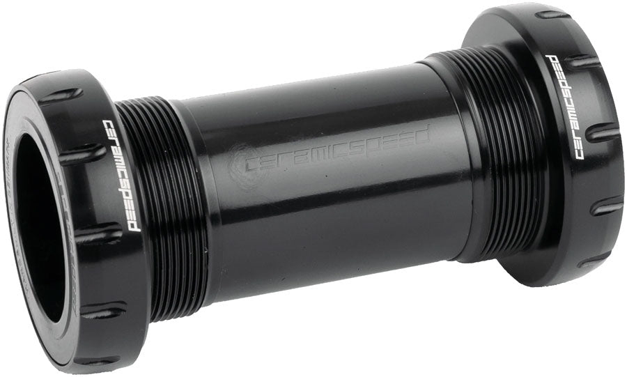 CeramicSpeed BB ALPHA Bottom Bracket - English/BSA, 68mm, For SRAM DUB Spindle, Road, Black