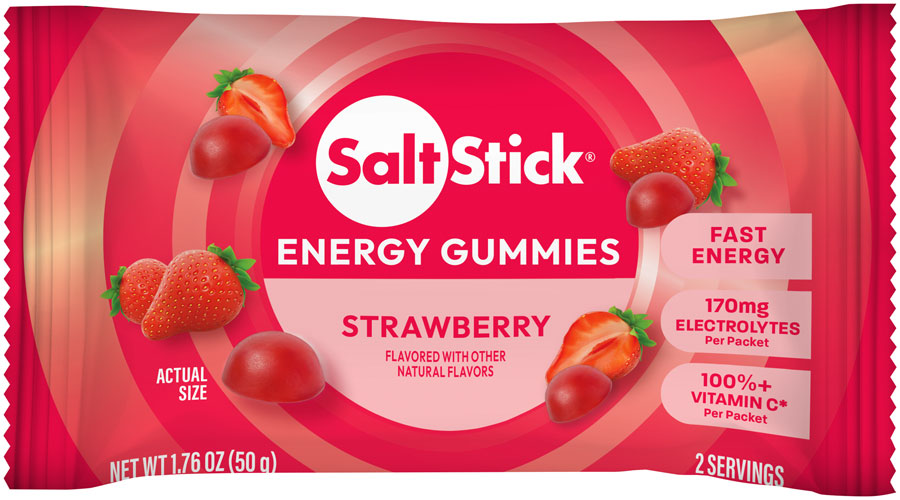 SaltStick Strawberry Energy Gummies