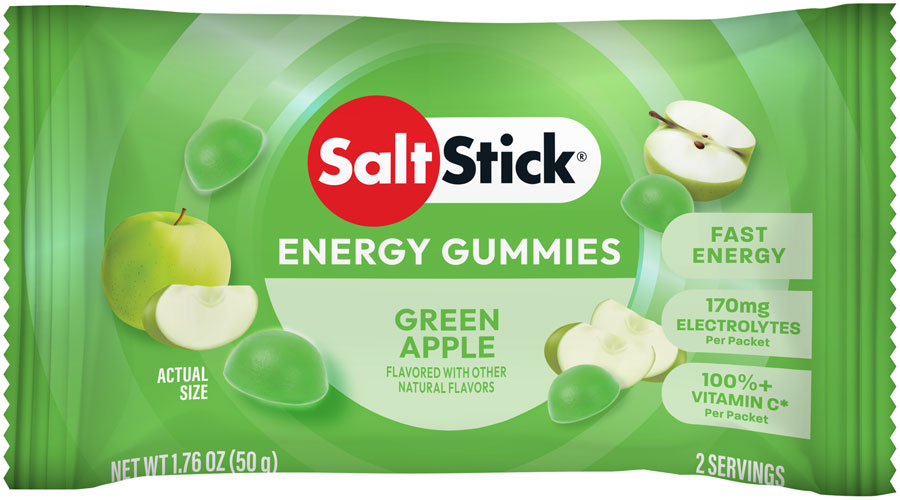 SaltStick Green Apple Energy Gummies