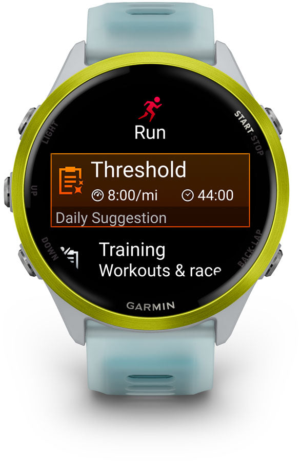 Garmin Forerunner 570 SmartWatch - 47mm, Whitestone/Amp Yellow