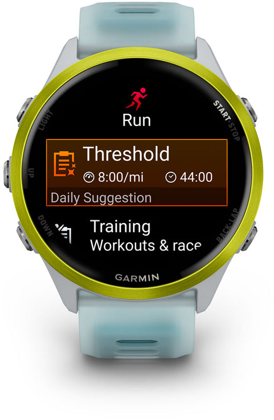 Garmin Forerunner 570 SmartWatch - 47mm, Whitestone/Amp Yellow