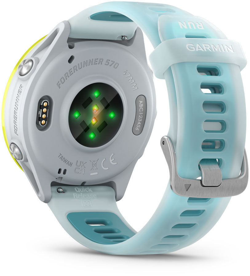 Garmin Forerunner 570 SmartWatch - 47mm, Whitestone/Amp Yellow