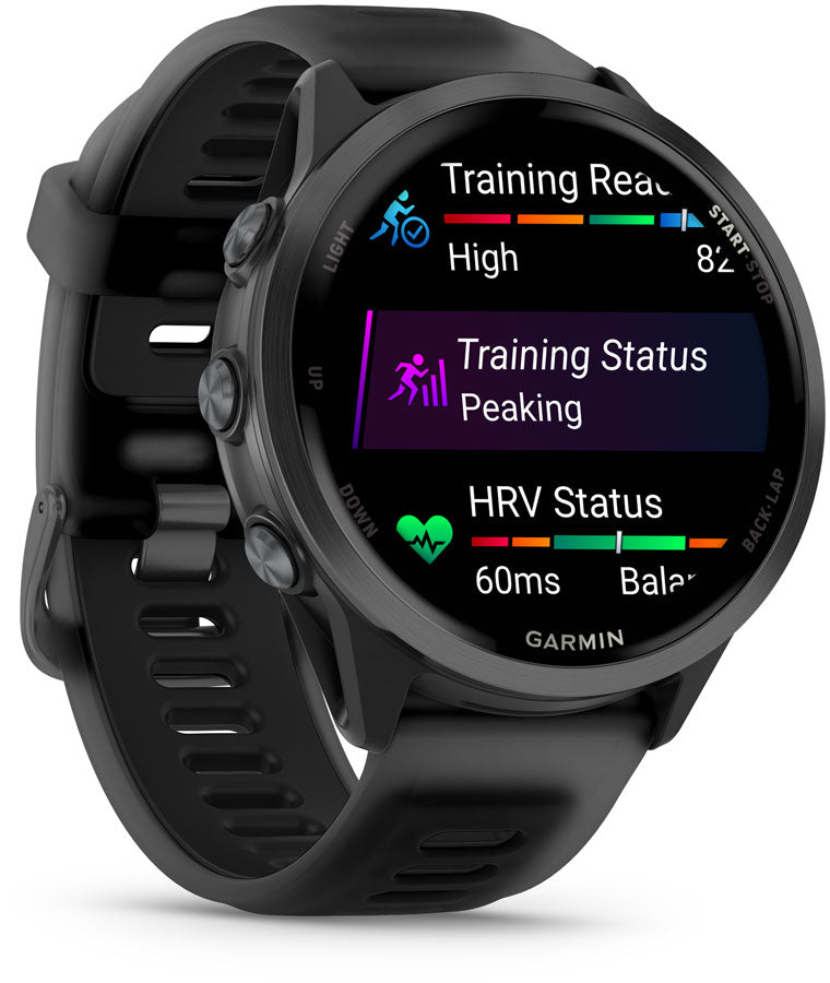 Garmin Forerunner 570 SmartWatch - 47mm, Black Slate Gray Aluminum with Translucent Black/Black Band