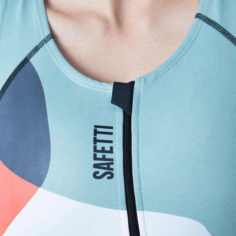 WOMEN'S TRIATHLON SLEEVE PULSE JUMPSUIT