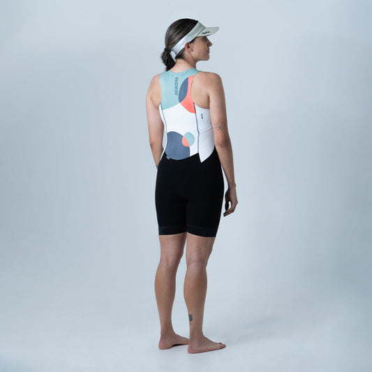 WOMEN'S TRIATHLON SLEEVE PULSE JUMPSUIT