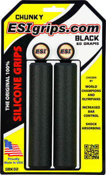 GRIPS ESI MTB CHUNKY SILICONE BK