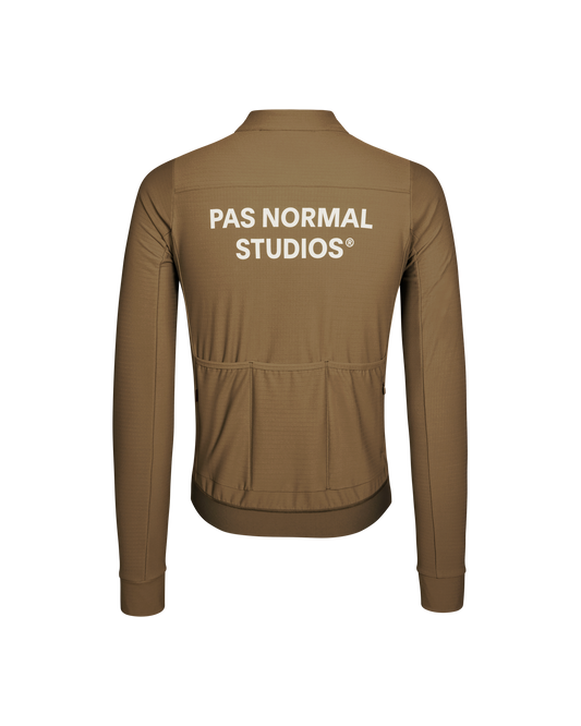 Pas Normal Studios Men's Essential Long Sleeve Jersey Ash Brown