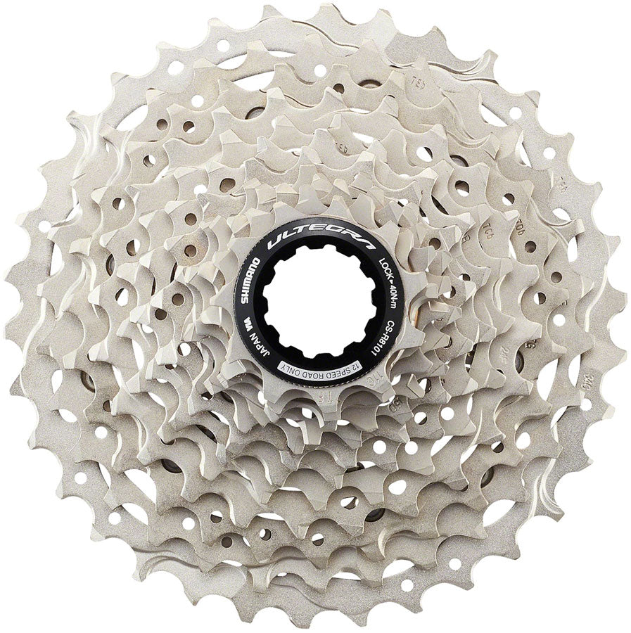 Shimano Ultegra CS-R8101 Cassette - 12-Speed, 11-34t, Silver