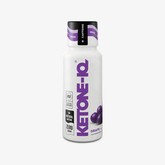 KETONE IQ ENERGY SHOT + CAFFEINE GRAPE BOTTLE single
