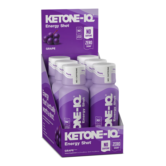 KETONE IQ ENERGY SHOT GRAPE BOX- serve 6 count
