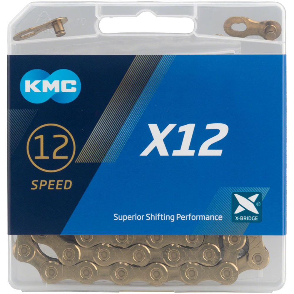 CHAIN X12 Chain - 12-Speed, 126 Links, Gold