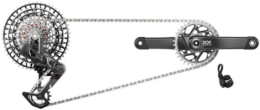 SRAM  XXSL T-Type Eagle Transmission AXS Groupset (RD w/Battery/Charger/Cord, EC POD Ult, FC XXSL Q174 CL55 DUB MTB Wide 170 w/DM 34t CR, CN 126l, CS XS-1299 10-52t)