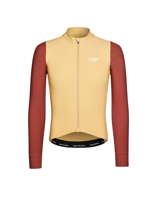 Pas Normal Studios Men's Mechanism Long Sleeve Jersey Camel / Marron