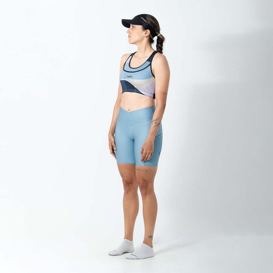 WOMEN'S TITAN 2.0 POWDER BLUE RUNNING SHORTS