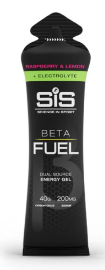 SIS Beta Fuel + Electrolyte Gel 60ml Raspberry & Lemon