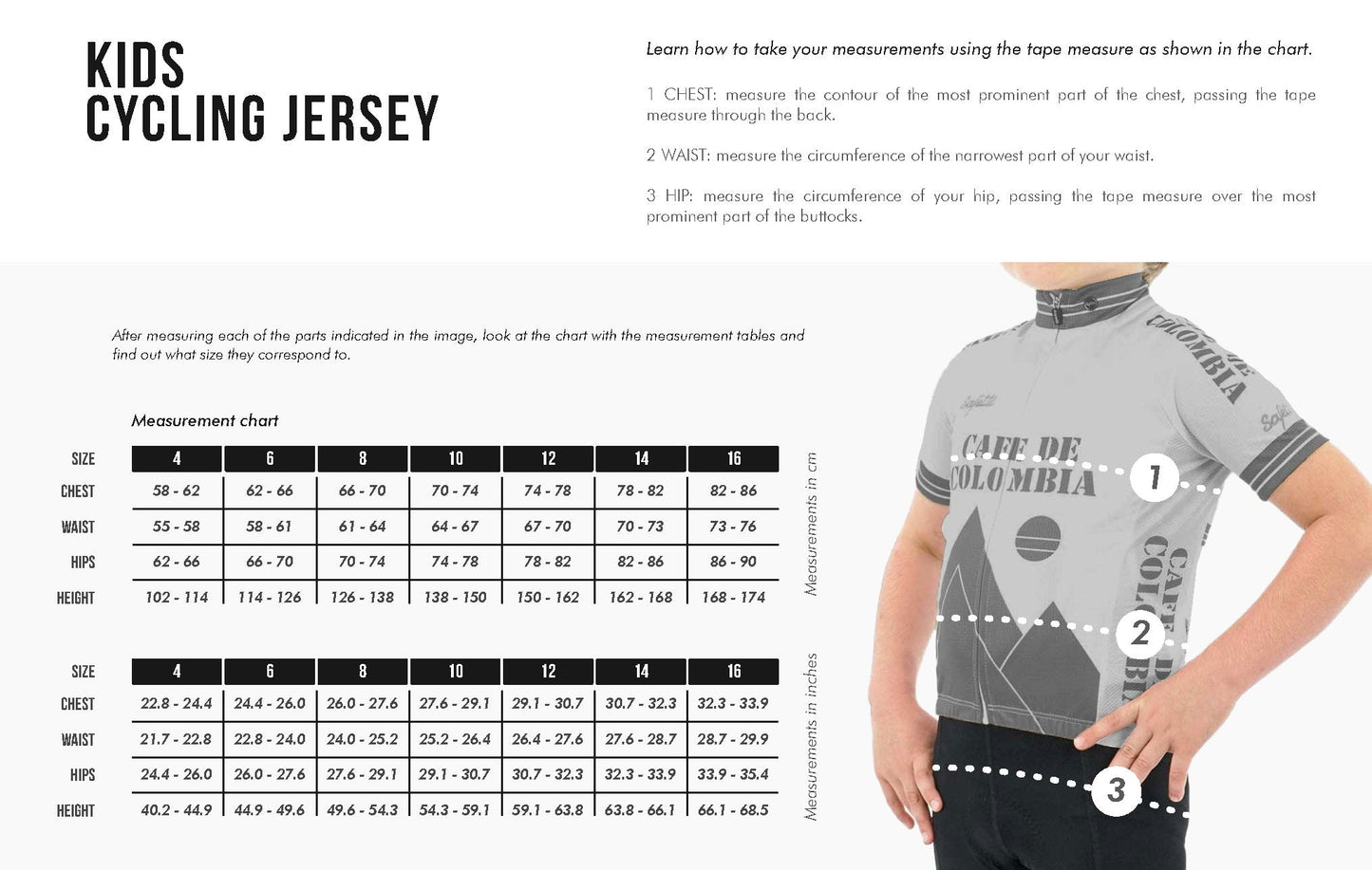 T4K'25 - Basic Short Sleeve Cycling Jersey. Junior