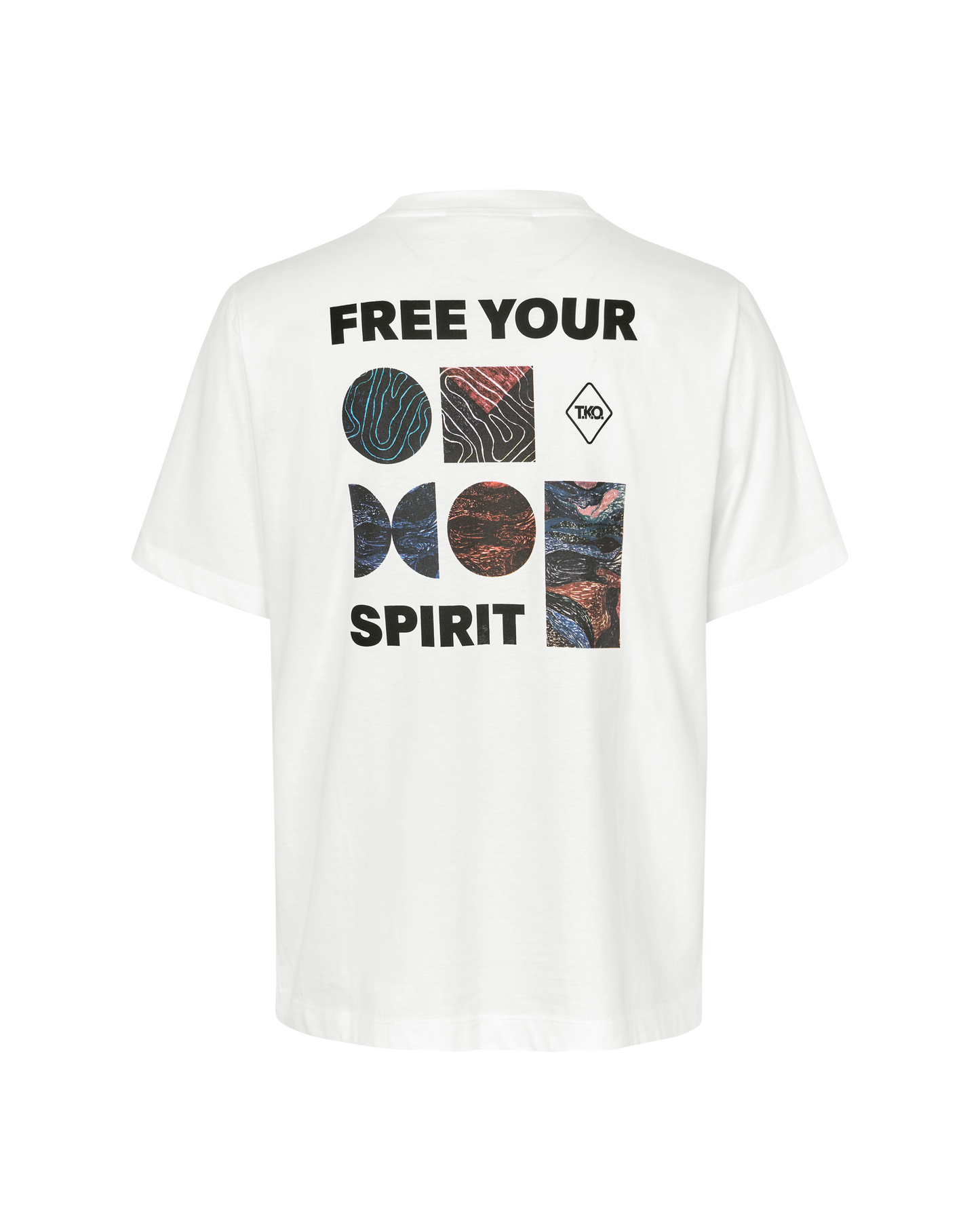 T.K.O. Off-Race Graphic T-Shirt- White