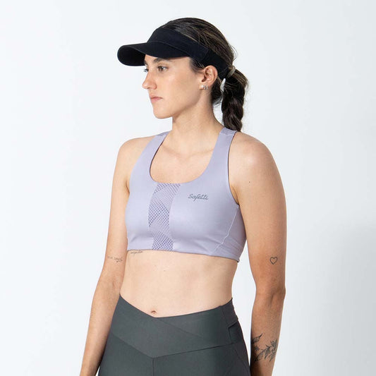 DUOMOTION LAVENDER RUNNING TOP FOR WOMEN