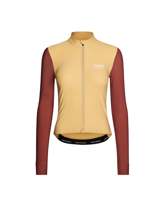 Pas Normal Studios Women's Mechanism Long Sleeve Jersey Camel / Marron