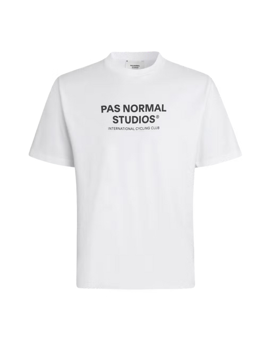 Pas Normal Studios PAS Off Race T Shirt Unisex-White
