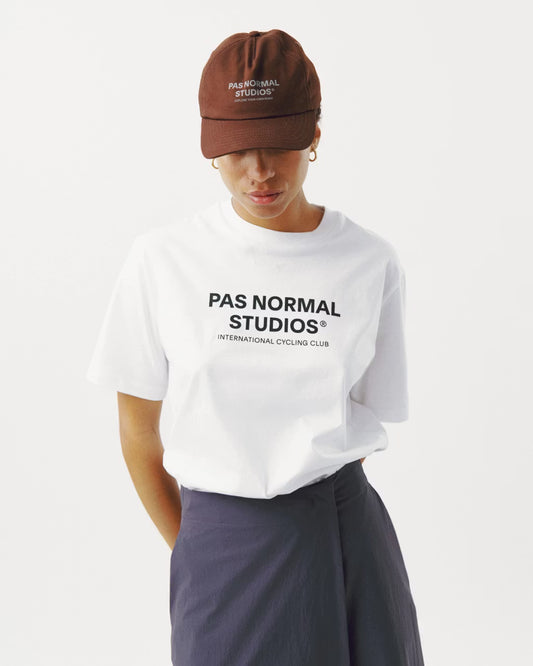 Pas Normal Studios PAS Off Race T Shirt Unisex-White