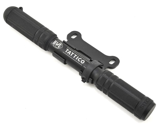 Silca Tattico mini pump with hose and bottle cage mount Black