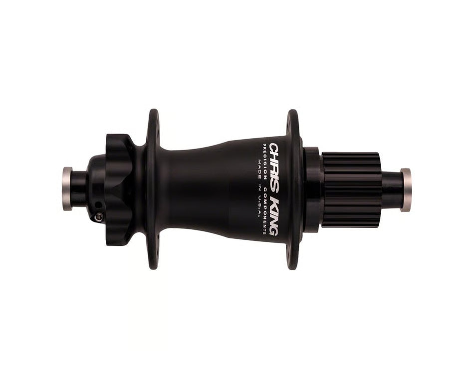 CHRIS KING REAR HUB R45D, 24h, 142x12, MS, Matte Black, Ceramic
