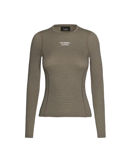 Pas Normal Studios Women's Thermal Long Sleeve Baselayer Dark Stone