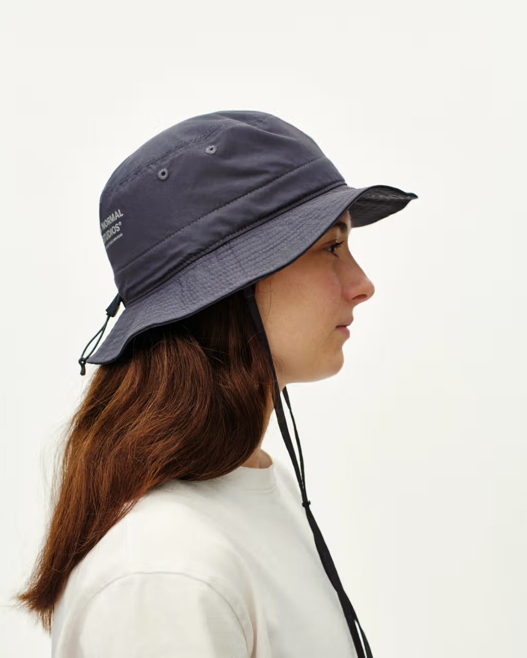 Pas Normal Studios Off-Race Tech Bucket Hat - Steel