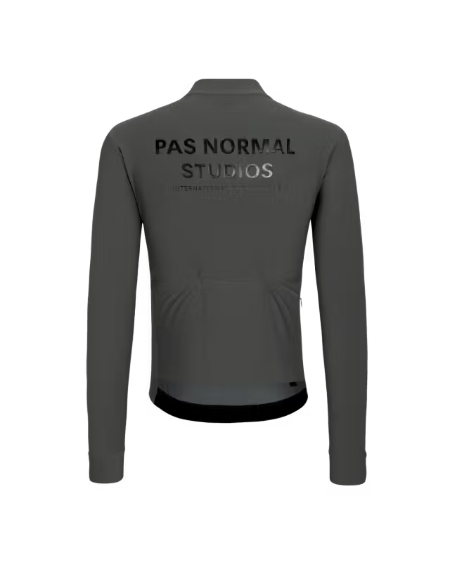Pas Normal Studios Men's Mechanism Long Sleeve Jersey Dark Grey