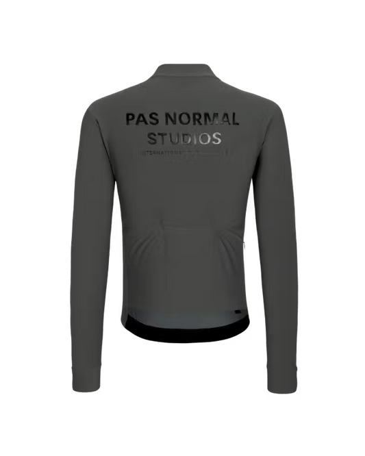 Pas Normal Studios Men's Mechanism Long Sleeve Jersey Dark Grey