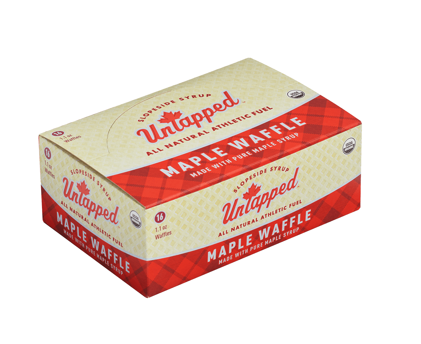 UnTapped Organic Maple Waffle: Box of 16 SINGLE
