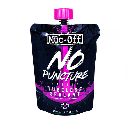 Muc-Off No Puncture Hassle Tubeless Tire Sealant  - 140ml Pouch