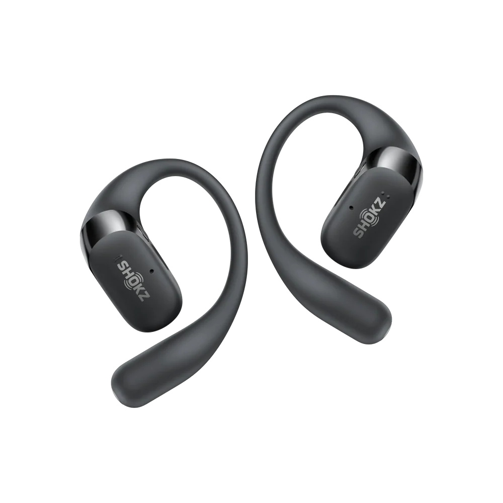 Shokz - OpenFit 2+ Open-Ear True Wireless Bluetooth Earbuds - Black