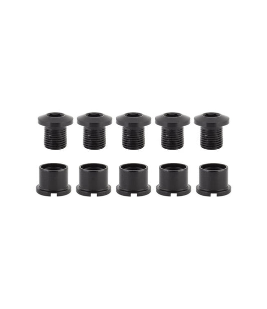 CHAINRING BOLT SET OR8 DBL ALY BLK