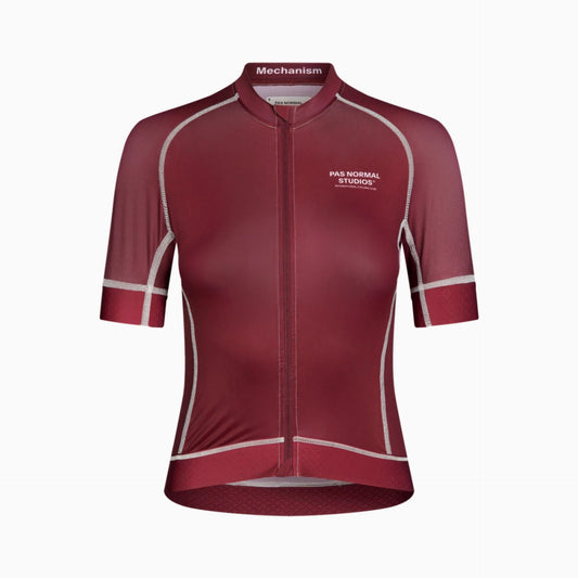 Pas Normal Studios Womens Mechanism Jersey Burgundy