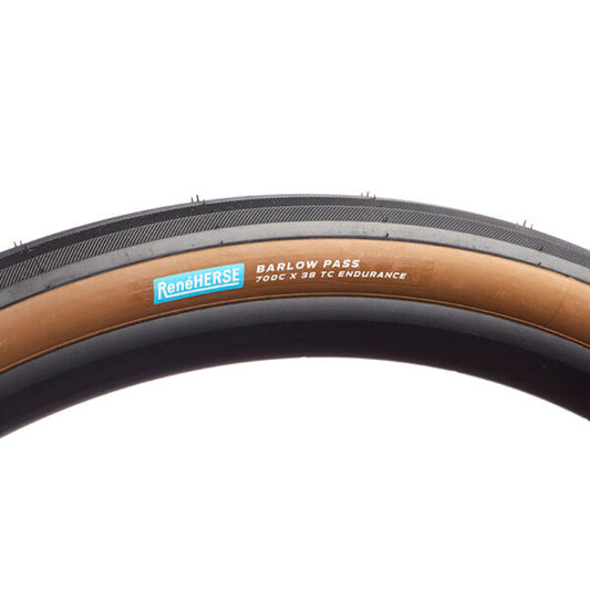 ReneHerse700C x 38 Barlow Pass TC Tire - Endurance, Dark Tan