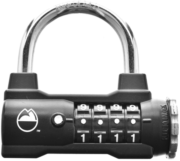 LOCK ROCKYMOUNTS PADLOCK DIALUP COMBO BK