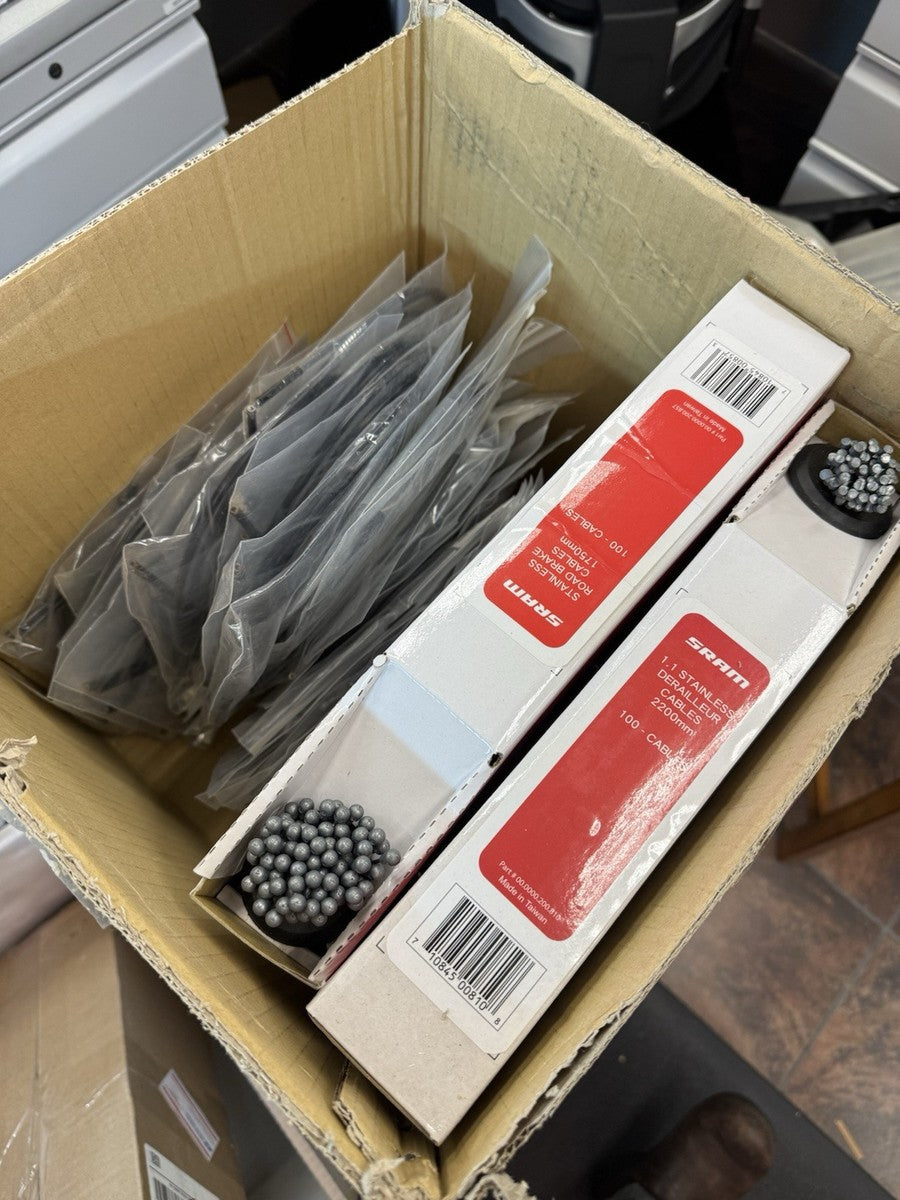 SRAM 1.1 x 2200mm Stainless Derailleur Cables, Filebox of 100